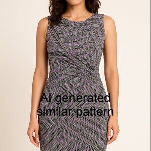 Women's NIC+ZOE Cross Over Twist Dress Size Medium